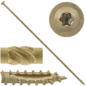 Big Timber 17 x 16 Bronze T-40 Lag Screw .25M/Box